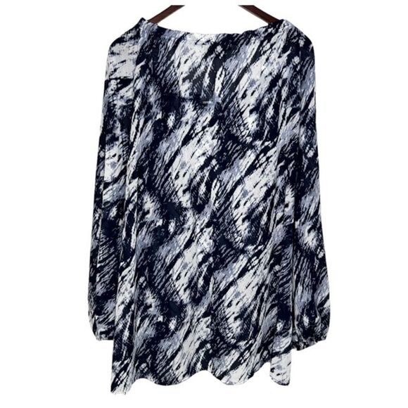 Addition Elle Love & Legend Blue & White Blouse Size 20 - Picture 2 of 8